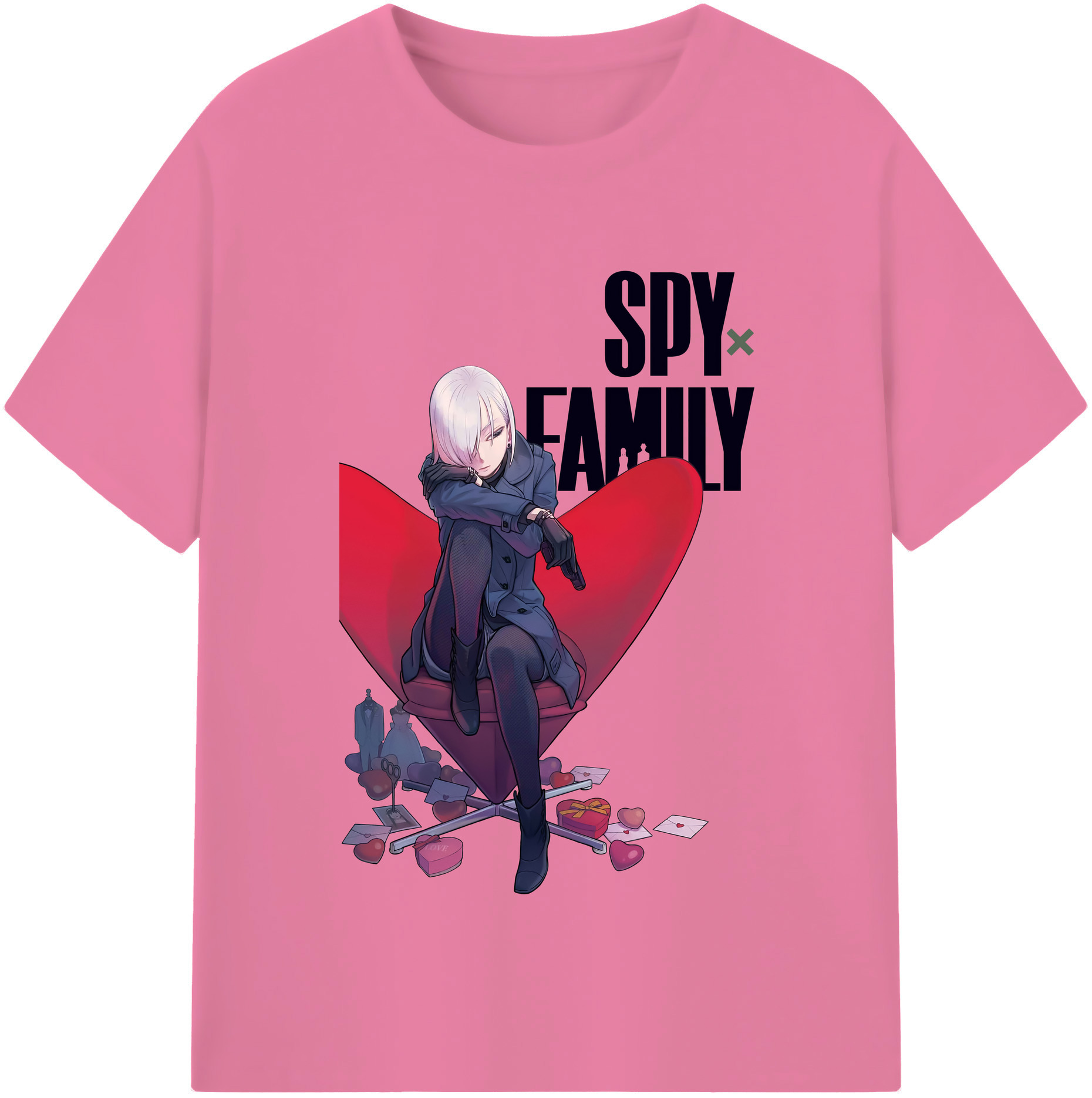 （画像用） SPY×FAMILY间谍家家酒 綿100％半袖Tシャツ（フロントプリント）